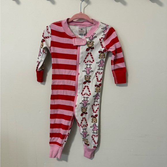 Hanna Andersson Other - Hanna Andersson Cindy Lou Who Grinch Pajamas 3-6